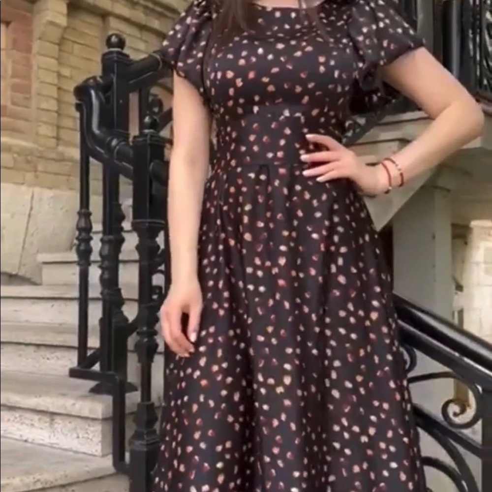 European size S M L available coffee color dress